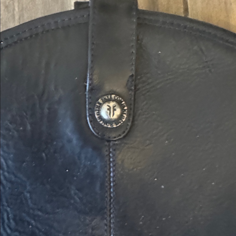 Frye Black and Tan Leather Boots - Picture 2 of 5